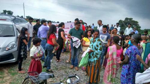 Cloth Distribution Camp